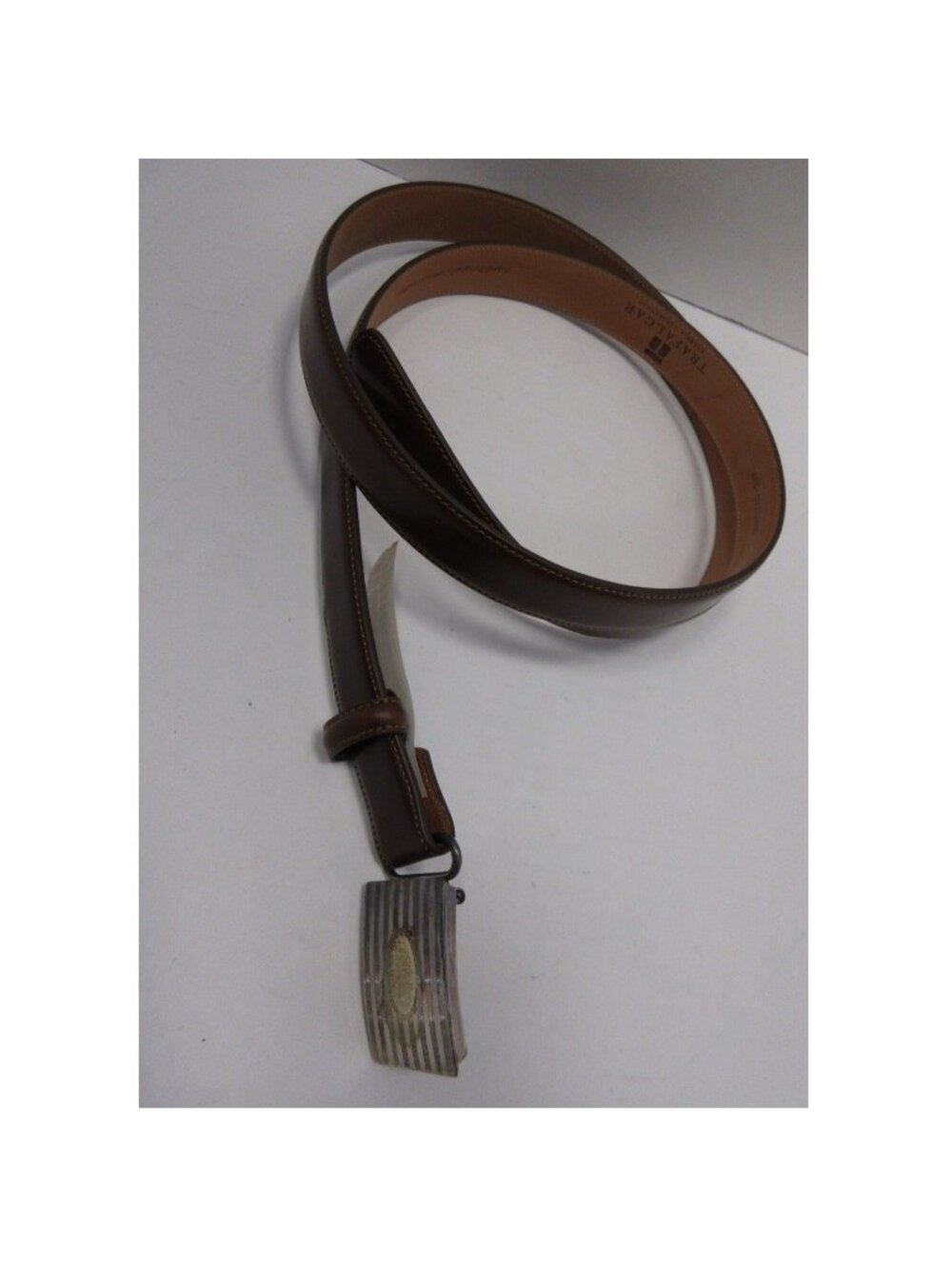 Trafalgar Belt 44 Hand Polished Cortina Leather Honey Maple Dress NEW